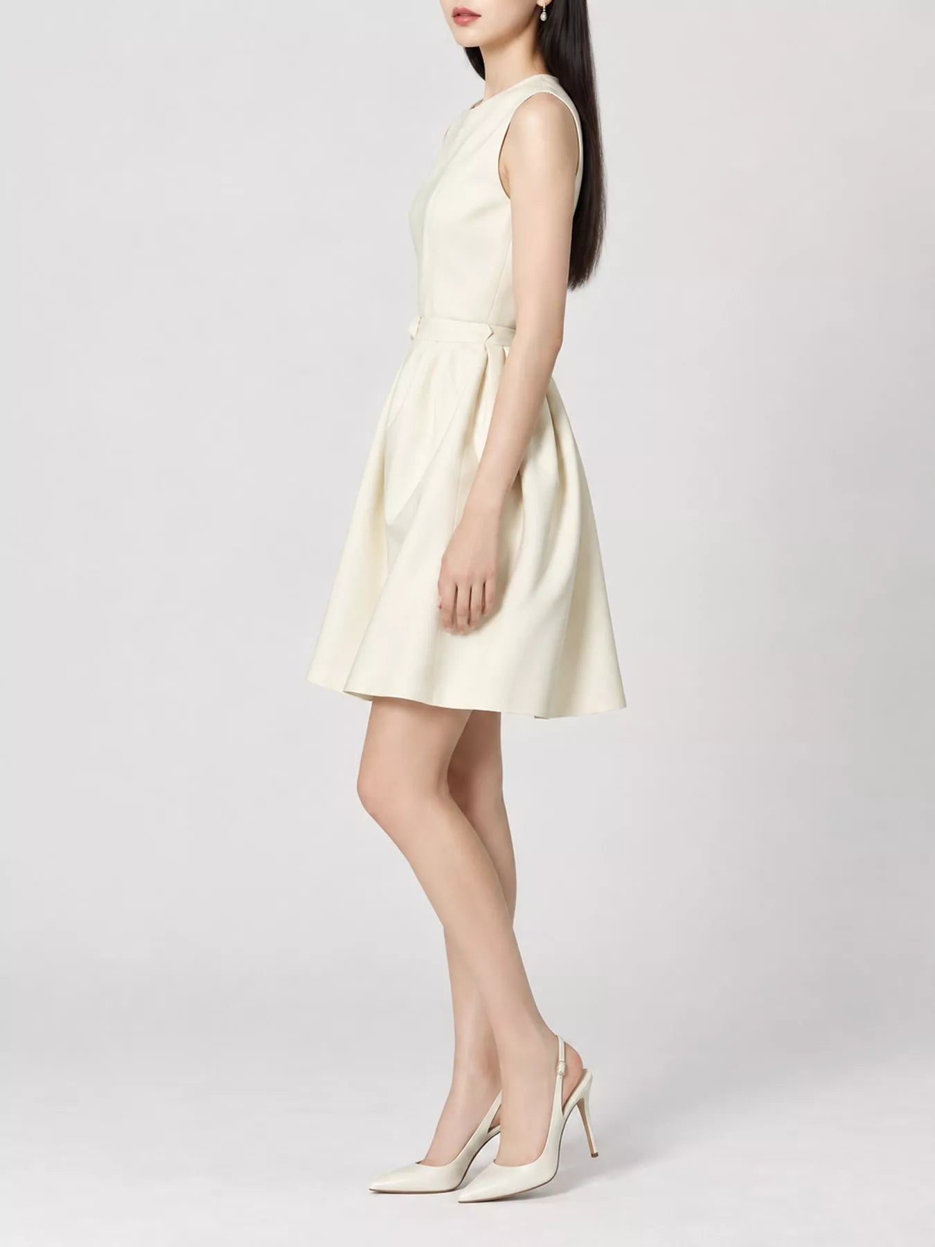 Sleeveless A-Line Midi Dress Secondary image